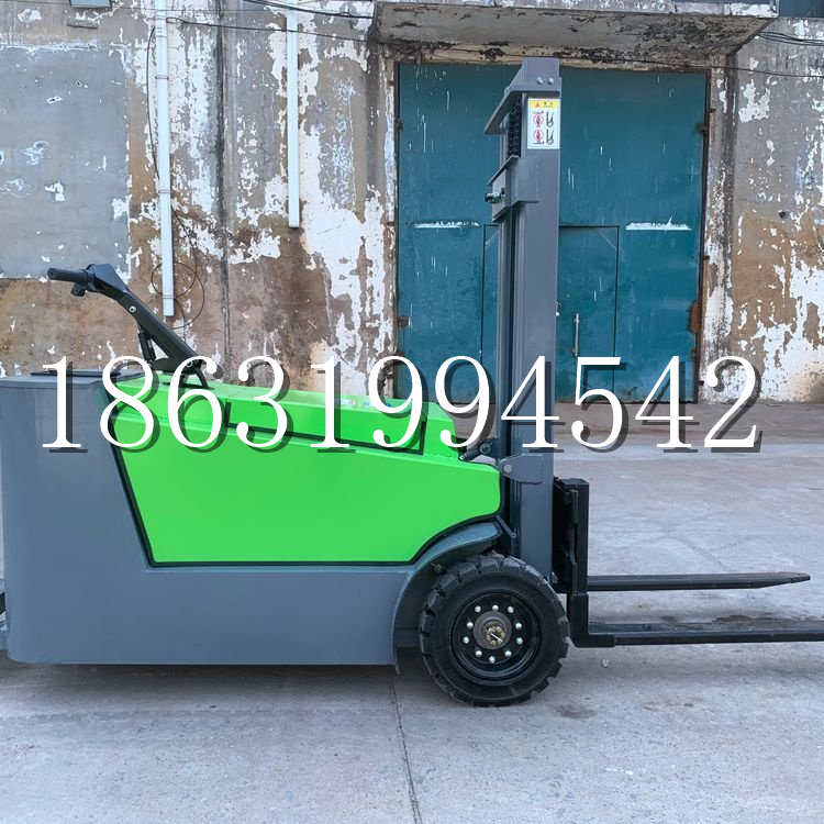 新民市小型电动叉车1吨2吨步行站驾式电瓶堆高充电装卸车液压升降车铲车